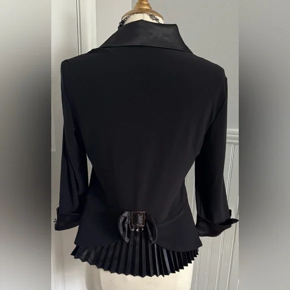 New with tags! Joseph Ribkoff black fit-&-flare blouse! - Picture 11 of 15